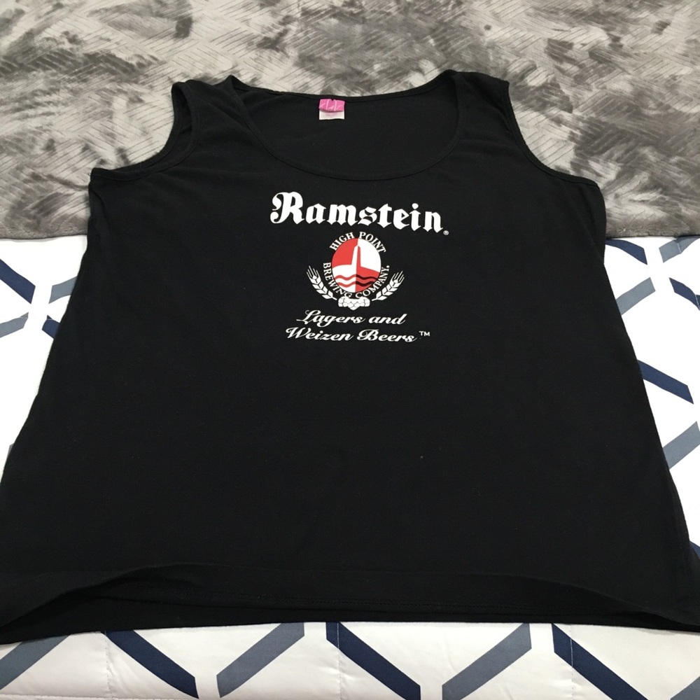 Lady T-shirt large With Ramstein brewery logo.
